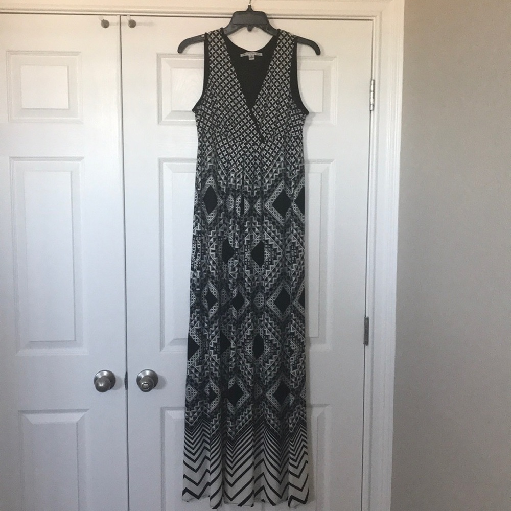 Black and white Maxi Dress